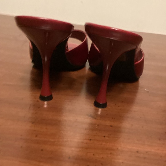 JEFFREY CAMPBELL KITTY HEEL SLIP ON SANDALS - Picture 5 of 13